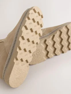 Hot Next Faux Fur Lined Tassel Boots Neutral