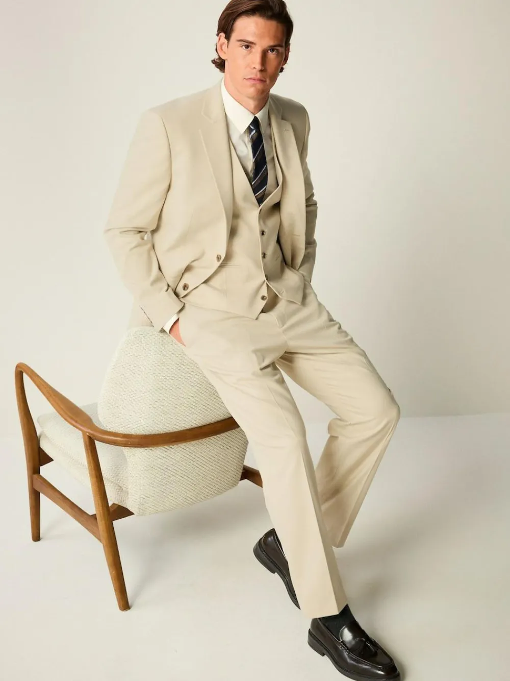 Next Flannel Suit Waistcoat^ Vests