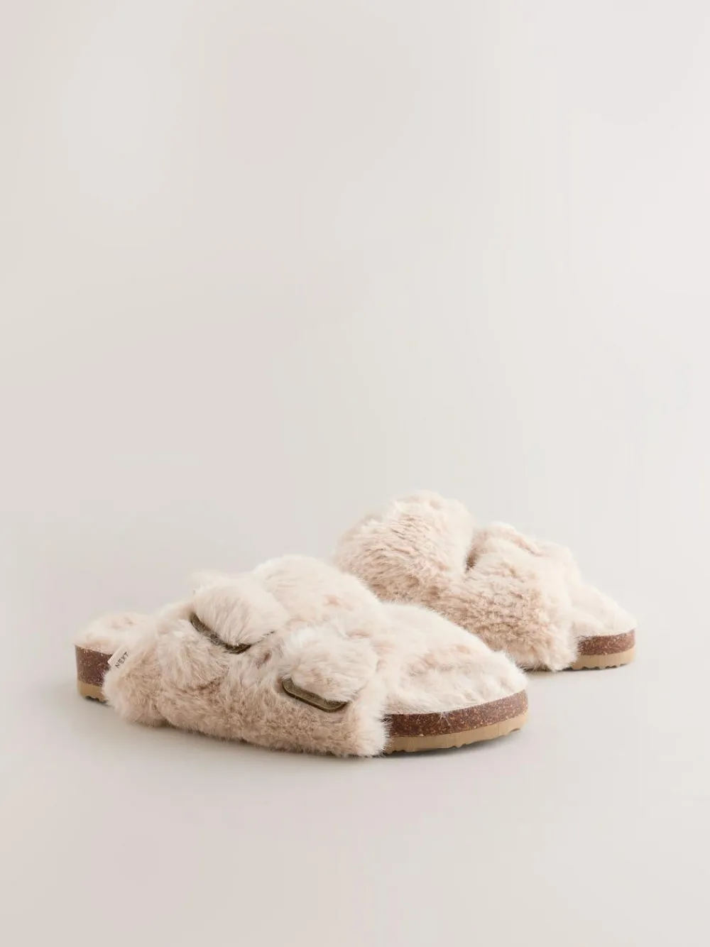 Next Footbed Comfort Slippers Neutral