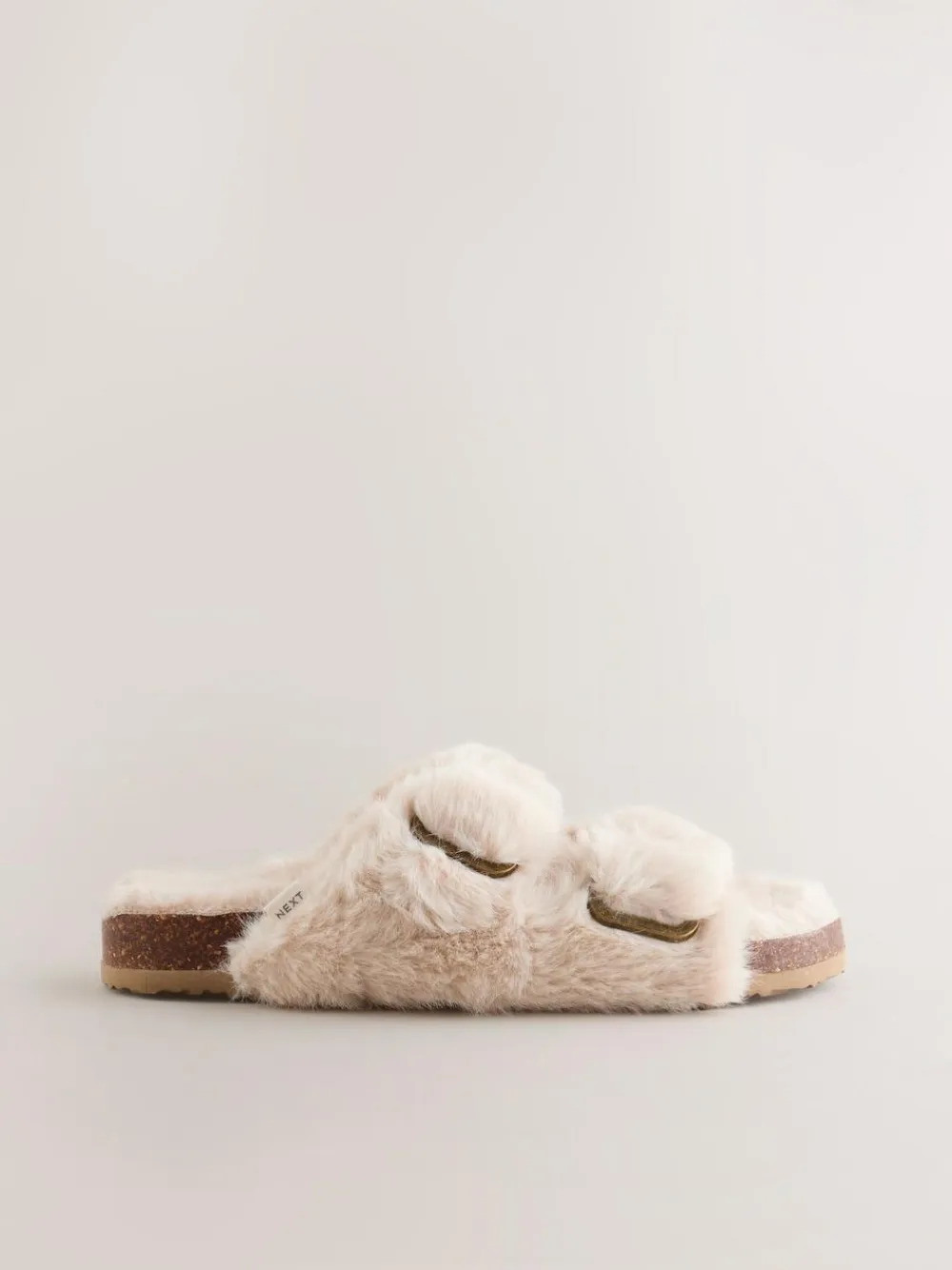 Next Footbed Comfort Slippers Neutral