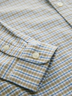 Clearance Next Neutral Gingham Single Oxford Shirt (3-16yrs)