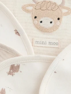 Best Next Neutral Hamish Baby Bibs 5 Pack