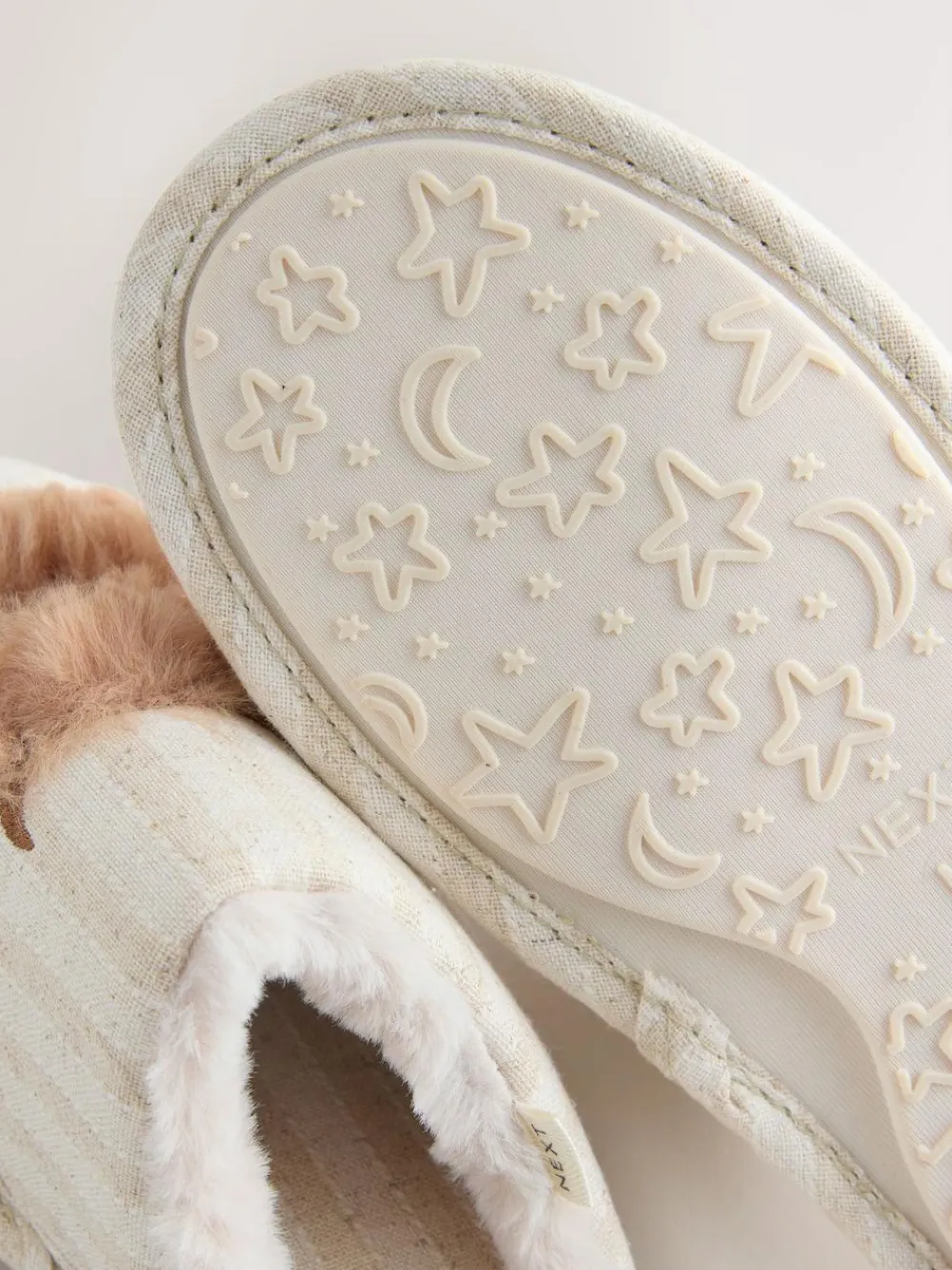 Next Neutral Hamish Linen Mule Slippers^Women All Night & Lounge