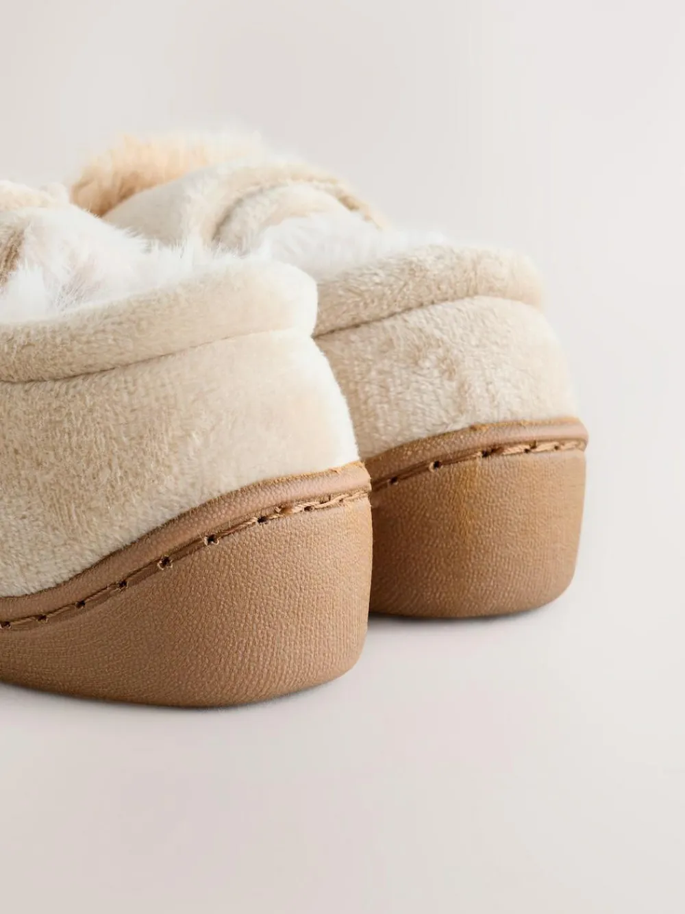 New Next Neutral Hamish the Highland Cow Cupsole Slippers