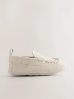 Online Next Baby Suede Shoes (0-2mths) Neutral Loafer