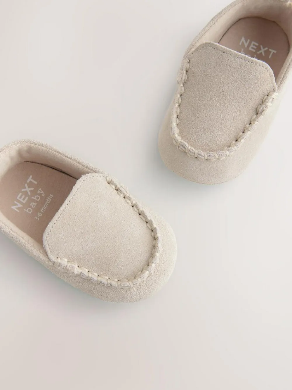 Online Next Baby Suede Shoes (0-2mths) Neutral Loafer
