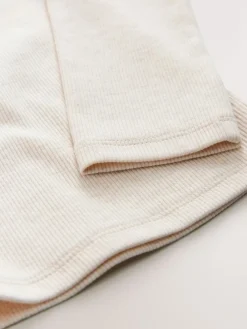 Next Neutral Long Sleeve Ribbed Top (3-16yrs)^ Tops|T-Shirts