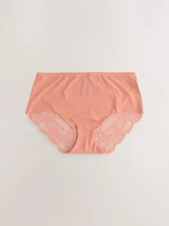 Next Neutral Midi No VPL Lace Back Briefs 5 Pack^Women All Lingerie|Panties