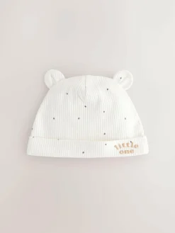 Best Next Neutral Milk Club Baby Beanies 3 Pack (0-12mths)