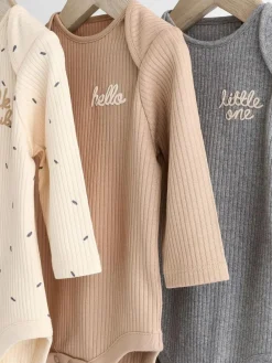 Outlet Next Neutral Milk Club Baby Bodysuits 3 Pack