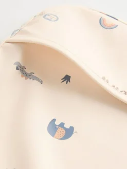 Next Neutral Mini Jungle Weaning And Feeding Sleeved Bib^ Unisex|Bibs