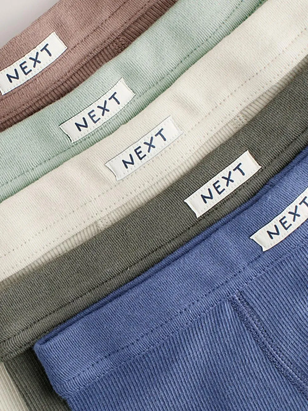 New Next Soft Waistband Trunks 5 Pack (1.5-16yrs) Neutral Multi Colour