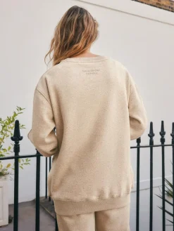 Next Relaxed Fit Essentials Longline Sweatshirt with Pockets^Women Loungewear|Sportswear