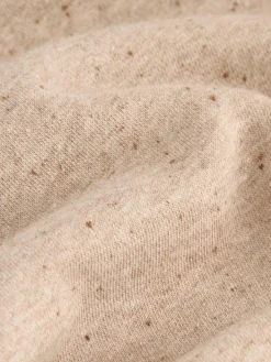 New Next Essential Wide Leg Jersey Joggers Neutral Neppy Textured