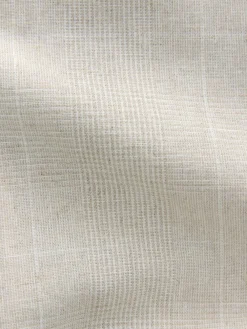 Next Neutral Regular Fit Linen Blend Check Suit Jacket^ Blazers & Formal Jackets