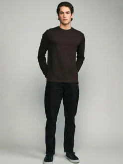 Outlet Next Regular Fit Regular Fit Long Sleeve 100% Cotton T-Shirts 5 Pack Neutral