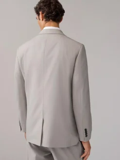 Next Neutral Regular Fit Textured Suit Jacket^ Blazers & Formal Jackets|Suits & Tuxedos