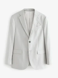 Next Neutral Regular Fit Textured Suit Jacket^ Blazers & Formal Jackets|Suits & Tuxedos