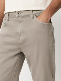 Best Next Regular Tapered Fit Comfort Stretch Jeans Neutral