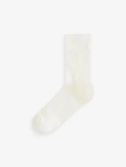 Outlet Next Ribbed Ankle Socks 4 Pack Neutral