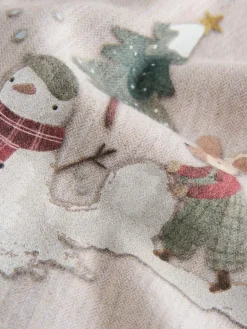 Best Next Long Sleeve Grandad Christmas Printed Shirt (3mths-10yrs) Neutral Scene