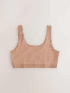 Hot Next Neutral Scoop Crop Tops 3 Pack (5-16yrs)