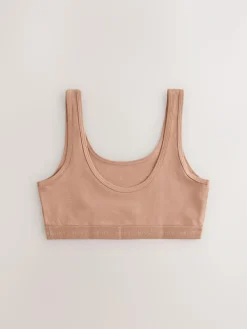 Hot Next Neutral Scoop Crop Tops 3 Pack (5-16yrs)