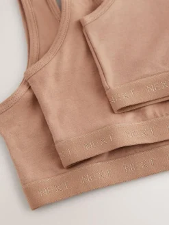 Hot Next Neutral Scoop Crop Tops 3 Pack (5-16yrs)