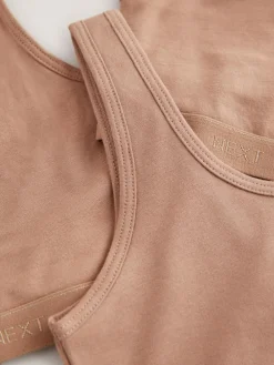 Hot Next Neutral Scoop Crop Tops 3 Pack (5-16yrs)