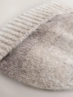 Next Neutral Space Dye Knitted Beanie Hat^Women Hats