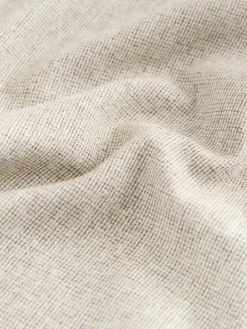 Next Standard Collar Cotton Linen Blend Short Sleeve Shirt^ Shirts