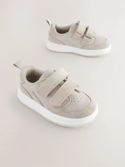 Best Next Standard Fit (F) Touch Fastening Leather First Walker Baby Shoes Neutral