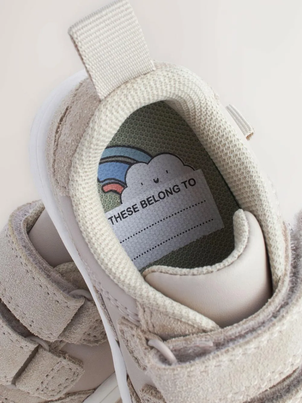 Best Next Standard Fit (F) Touch Fastening Leather First Walker Baby Shoes Neutral