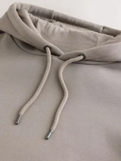 Next Neutral Stone Regular Fit Heavyweight Cotton Rich Jersey Hoodie^ Nightwear|Sweatshirts & Hoodies