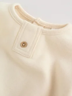 Next Neutral Stripe Sweat Top and Trousers Baby Set (0mths-2yrs)^BOY Sets & Outfits|Sweatshirts & Hoodies