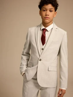 Sale Next Neutral Suit Jacket (3-16yrs)