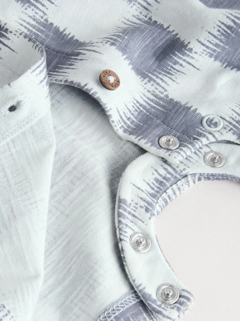 Next Neutral Sunbaked Printed Button Through Jersey Baby Rompers 3 Pack^BOY Sets & Co-Ords|Sets & Co-Ords