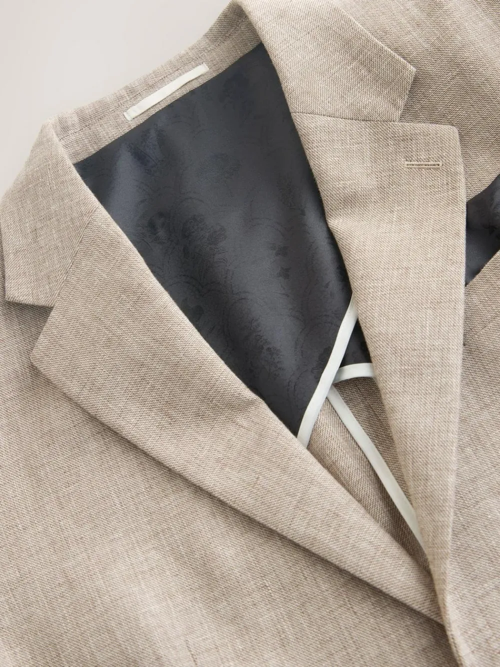 Next Tailored Fit Linen Blend Texture Suit Jacket^ Suits & Tuxedos