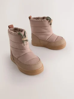 Online Next Neutral Thermal Thinsulate™ Lined Quilted Water Resistant Boots