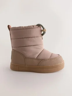 Online Next Neutral Thermal Thinsulate™ Lined Quilted Water Resistant Boots