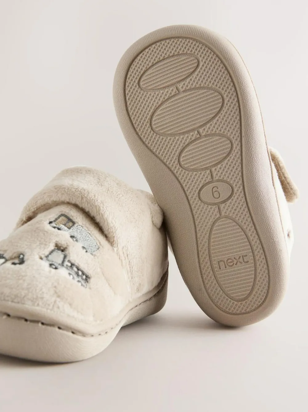 Sale Next Neutral Transport Warm Lined Cupsole Slippers