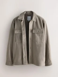 Next Twin Pocket Shacket Overshirt with Wool^ Blazers & Formal Jackets