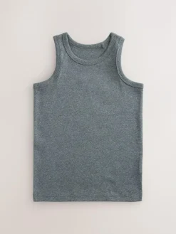 Next Neutral Vests 5 Pack (1.5-16yrs)^BOY Multipacks|Baby Boys