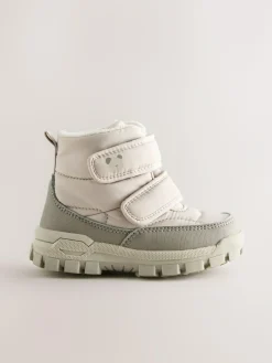 Sale Next Waterproof Touch Fastening Quilted Boots Neutral