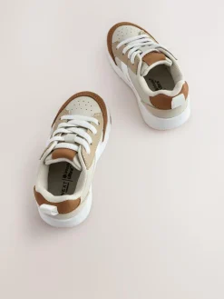 Next Wide Fit (G) Elastic Lace Trainers^BOY Sneakers|Sneakers