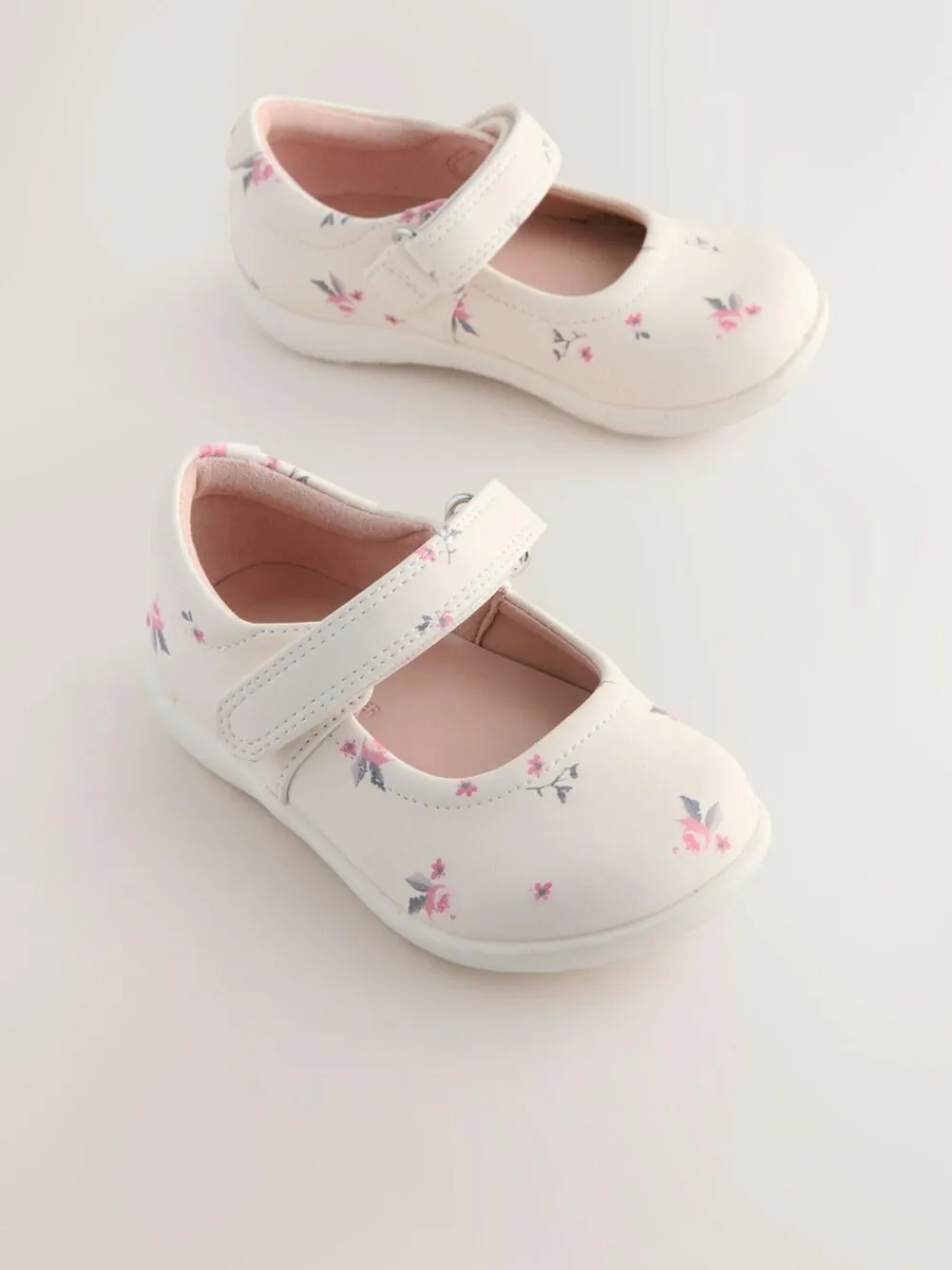 Best Next Wide Fit (G) First Walker Mary Jane Shoes Neutral
