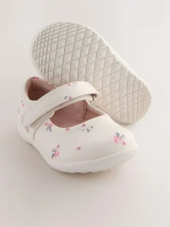 Best Next Wide Fit (G) First Walker Mary Jane Shoes Neutral