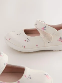 Best Next Wide Fit (G) First Walker Mary Jane Shoes Neutral