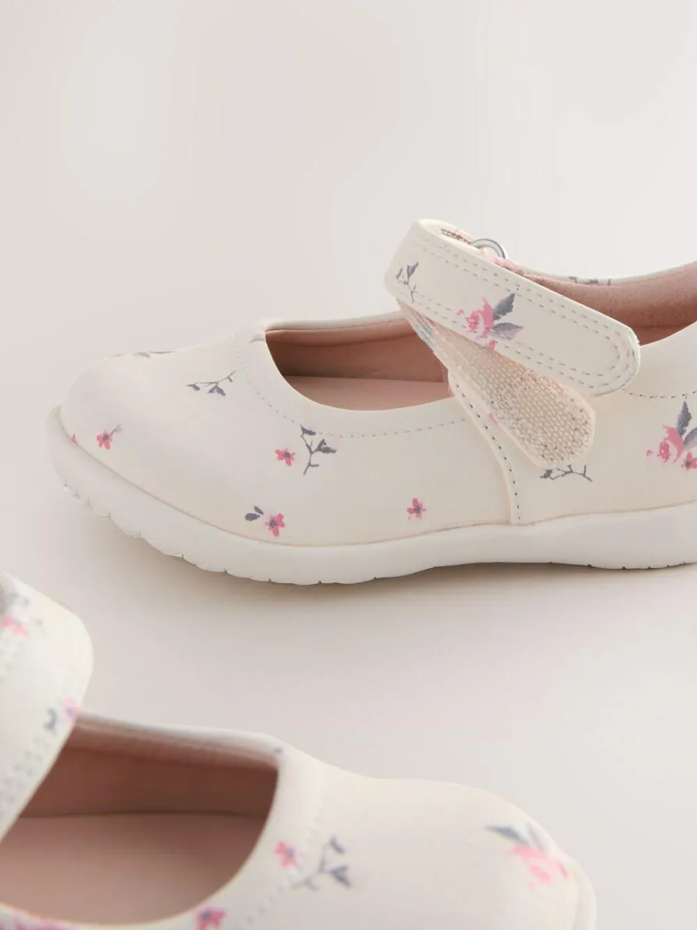 Best Next Wide Fit (G) First Walker Mary Jane Shoes Neutral