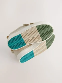 Next Wide Fit (G) Two Strap Touch Fastening Trainers^BOY Sneakers|Sneakers